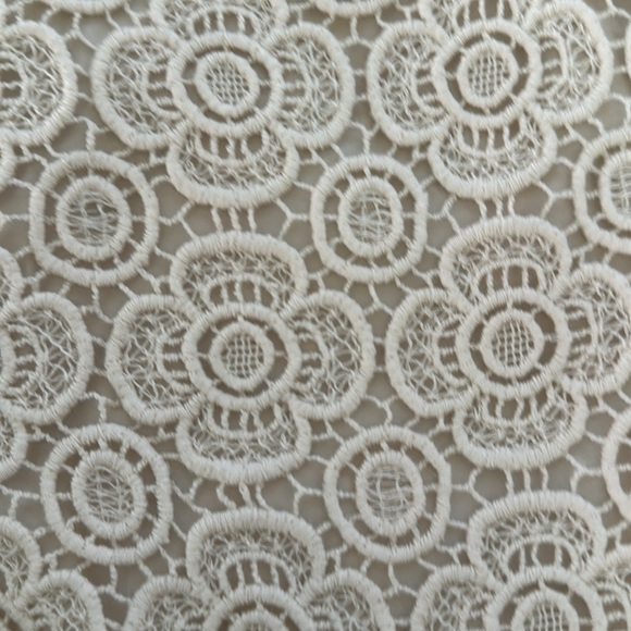 Banana Republic Cream Lace Short Size 6 - Picture 3 of 6